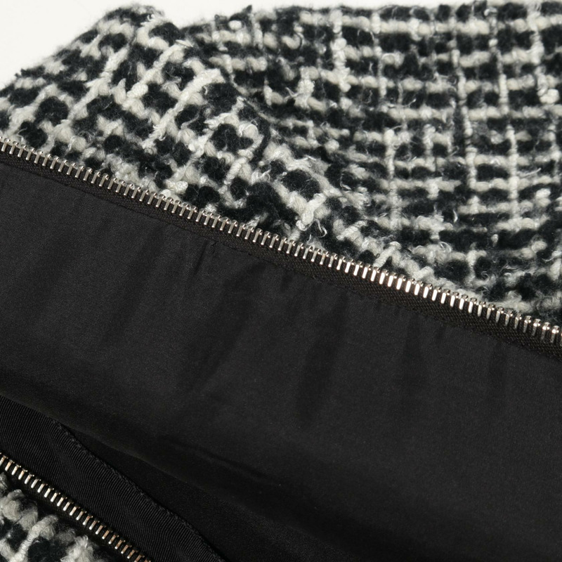 路易威登 (LOUIS VUITTON) 羊毛材質黑白滑冰裙，二手女款，尺寸 34-6