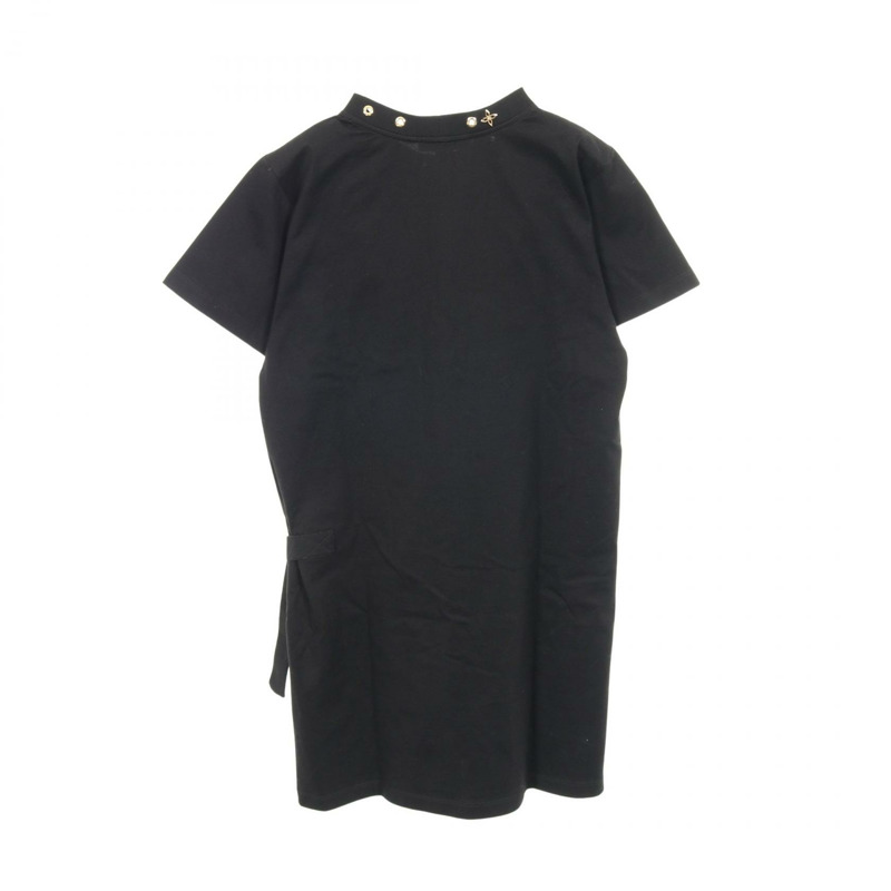 路易威登 (LOUIS VUITTON) 女裝洋裝 #M 短袖束腰棉黑色二手女款-1