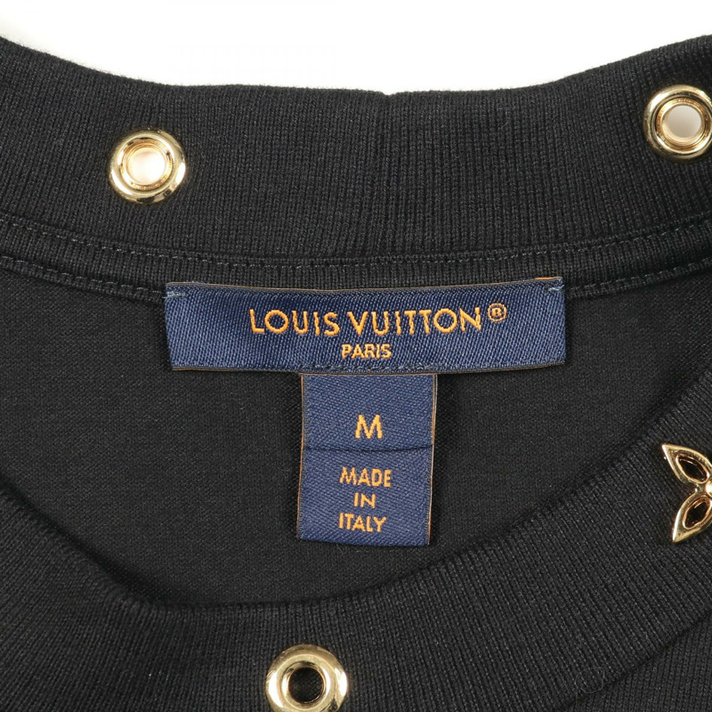 路易威登 (LOUIS VUITTON) 女裝洋裝 #M 短袖束腰棉黑色二手女款-2