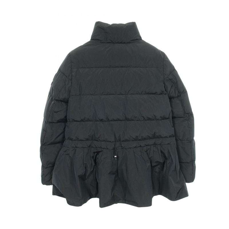 MONCLER BRUNEC 黑色聚酯羽絨服,二手女款-1
