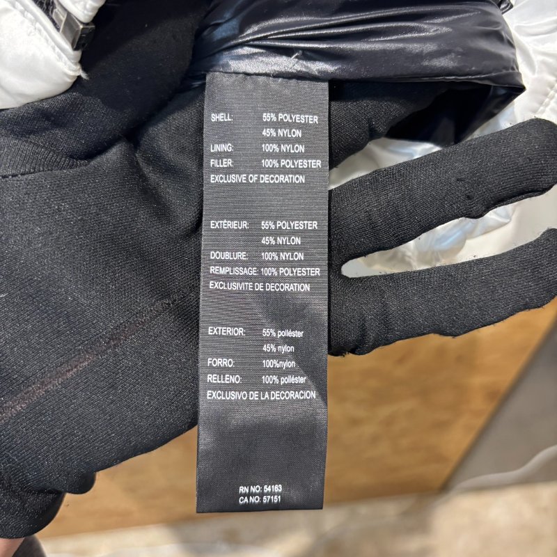 【美收精品】KARL LAGERFELD白色羽絨外套 4-1000-7