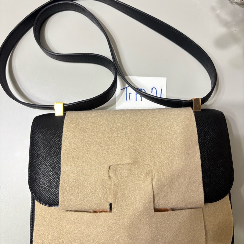 Hermès Constance 愛馬仕 24 康康24 新版 單層 黑玫瑰金 k刻-4