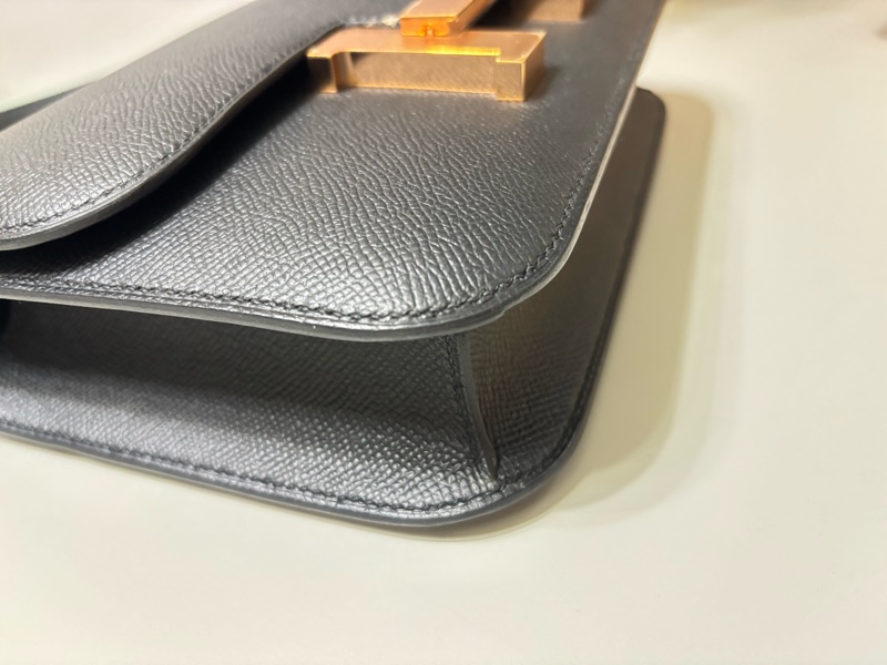 Hermès Constance 愛馬仕 24 康康24 新版 單層 黑玫瑰金 k刻-7
