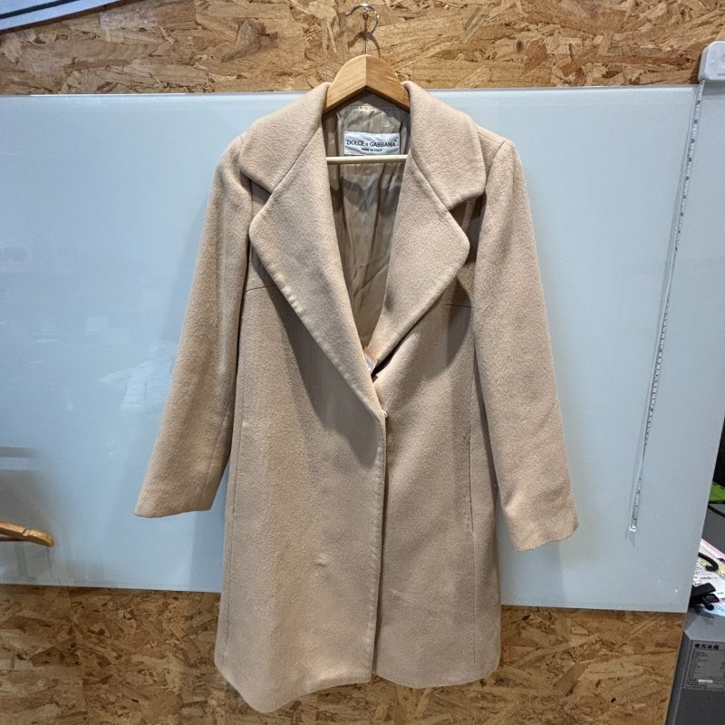 【美收精品】DOLCE＆GABBANA米白色大衣 5-29-0