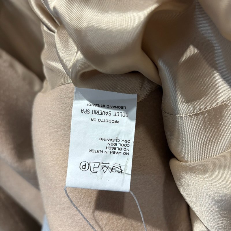 【美收精品】DOLCE＆GABBANA米白色大衣 5-29-9