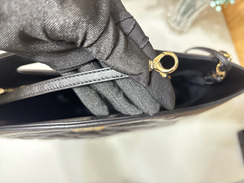 Chanel 香奈兒 晶片款 31bag 購物包 黑金 大號-6