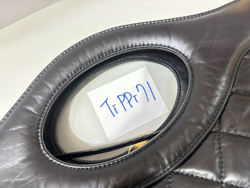 Chanel 香奈兒 晶片款 31bag 購物包 黑金 大號-7