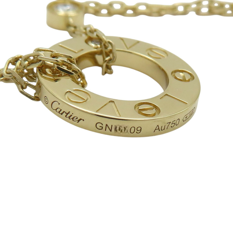 18K黃金 單鑽 Love 手鍊【Cartier 卡地亞】 B6038300-6