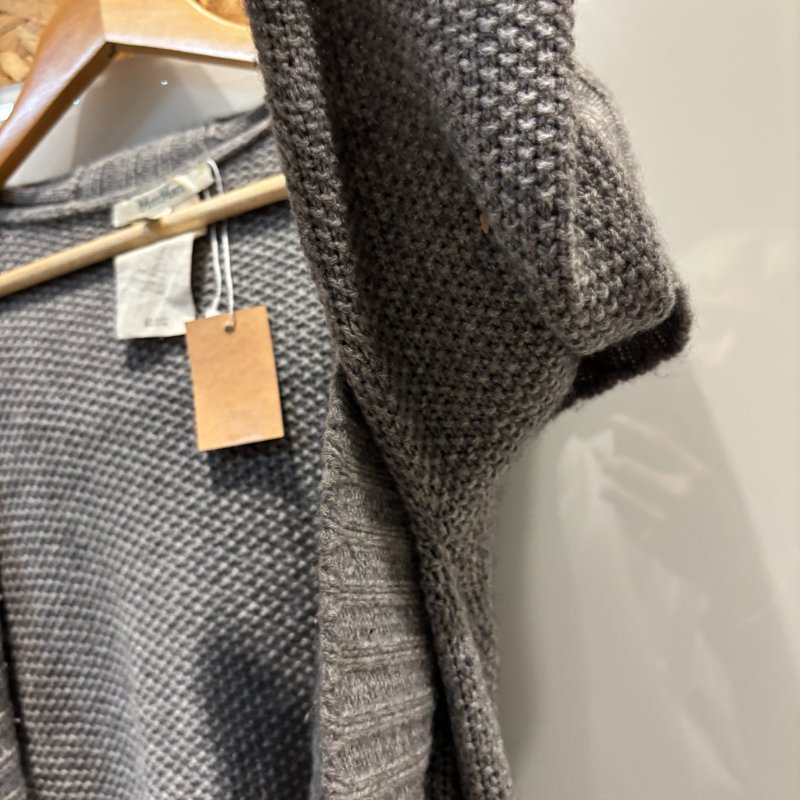 【美收精品】MAX MARA灰色針織毛衣 5-20-4