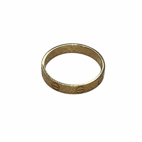 CARTIER 卡地亞 B4085053 MINI LOVE RING 戒指 SIZE:53 18K 戒指 YG