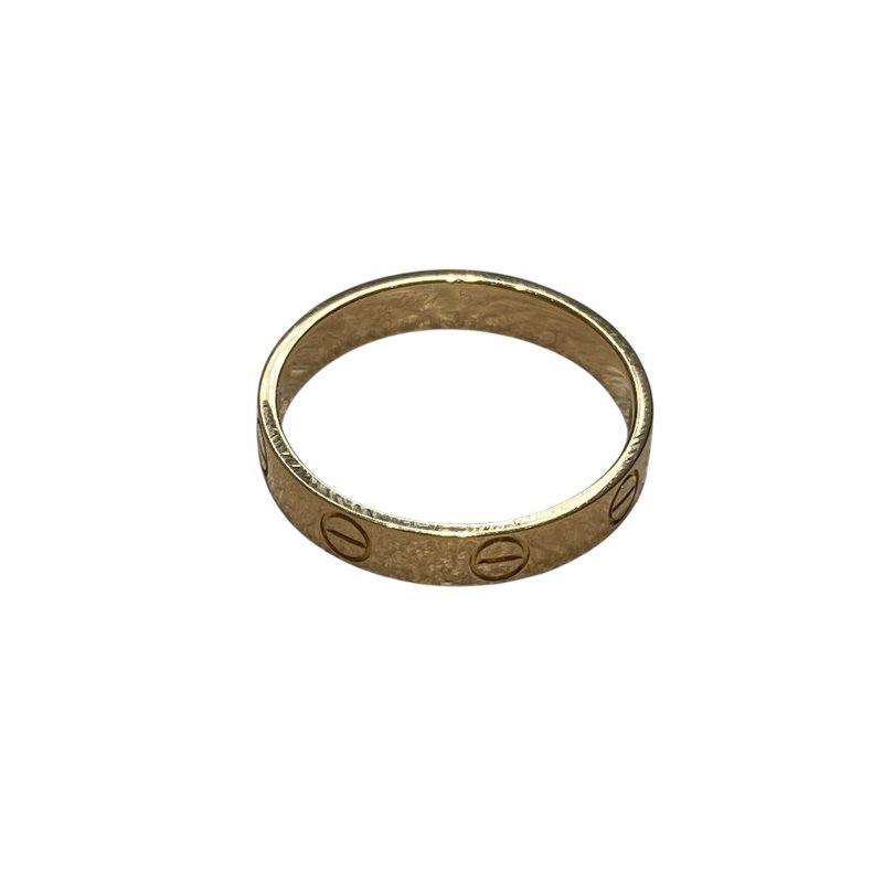 CARTIER 卡地亞 B4085053 MINI LOVE RING 戒指 SIZE:53 18K 戒指 YG-0