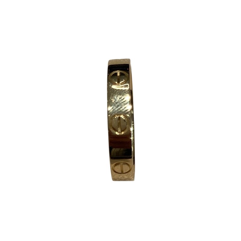 CARTIER 卡地亞 B4085053 MINI LOVE RING 戒指 SIZE:53 18K 戒指 YG-2