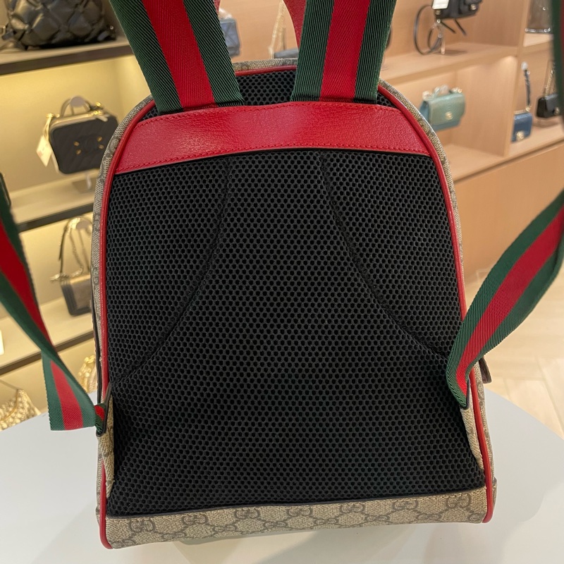 Gucci波士顿梗犬刺绣双肩包-4