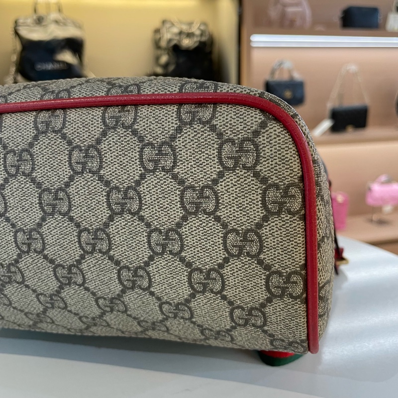 Gucci波士顿梗犬刺绣双肩包-7