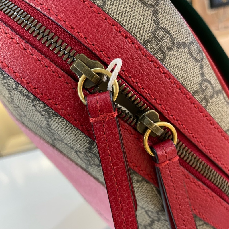 Gucci波士顿梗犬刺绣双肩包-9