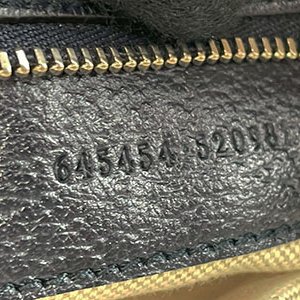 ＊奢華大道國際精品＊【G1815】GUCCI深藍色牛皮/PVC 1955馬銜鐵相機包 645454-11