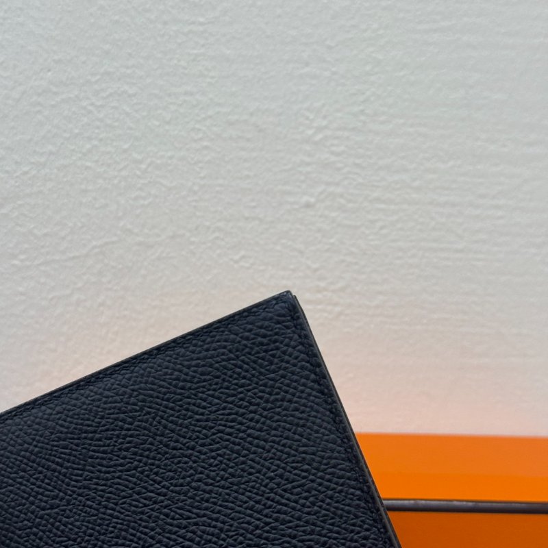 Hermes Bearn 黑銀長夾 D刻-19