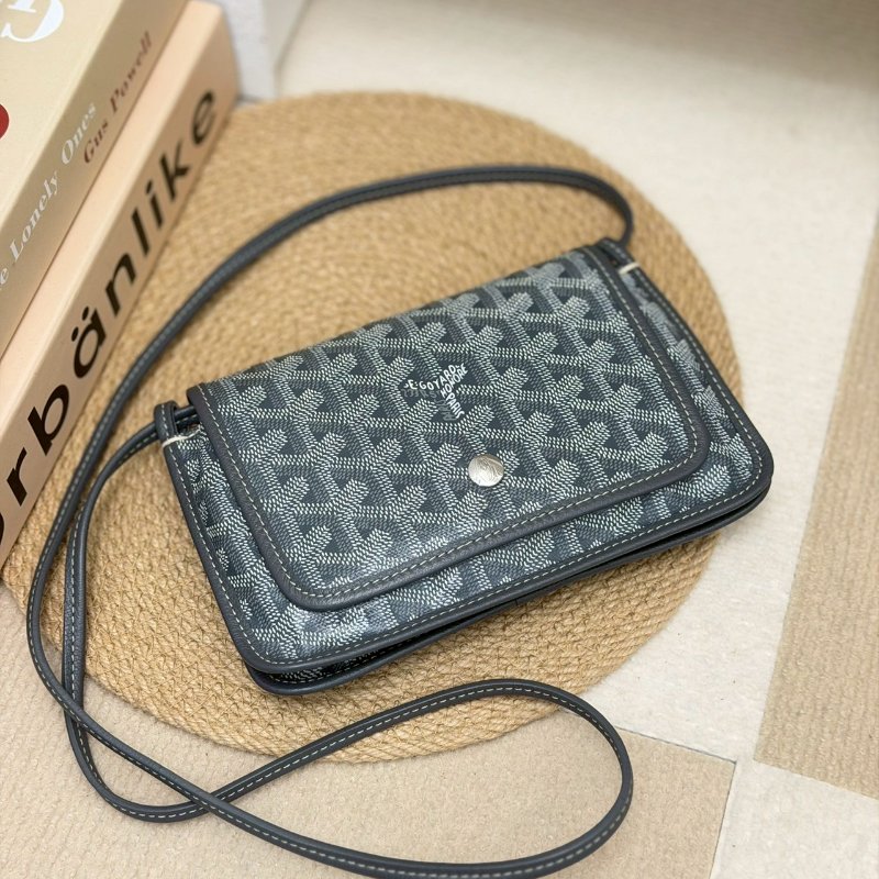 (最難買的灰色來了🩶)🏷Goyard 高雅德 .Plumet 信封包-0