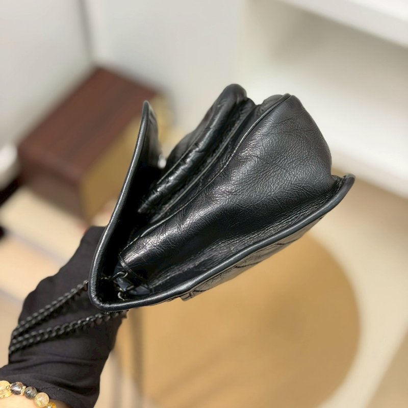 (全黑鐵標!稀有!更帥氣😎)🏷YSL 聖羅蘭.Niki Baby 新款D扣 So Black-2