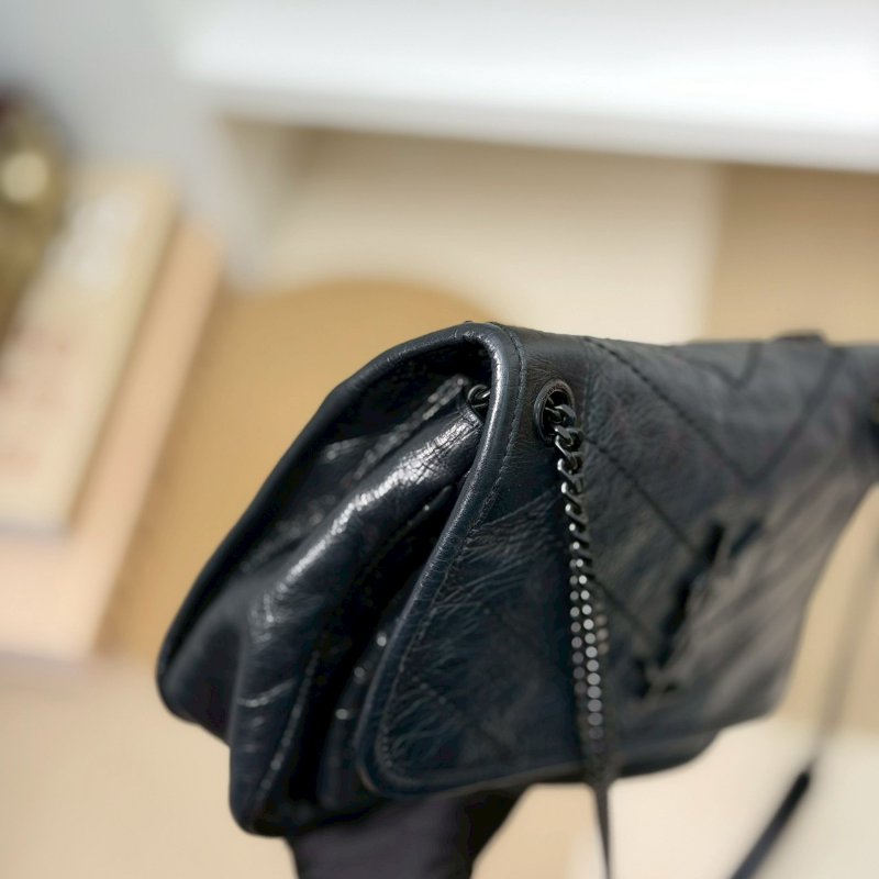 (全黑鐵標!稀有!更帥氣😎)🏷YSL 聖羅蘭.Niki Baby 新款D扣 So Black-8