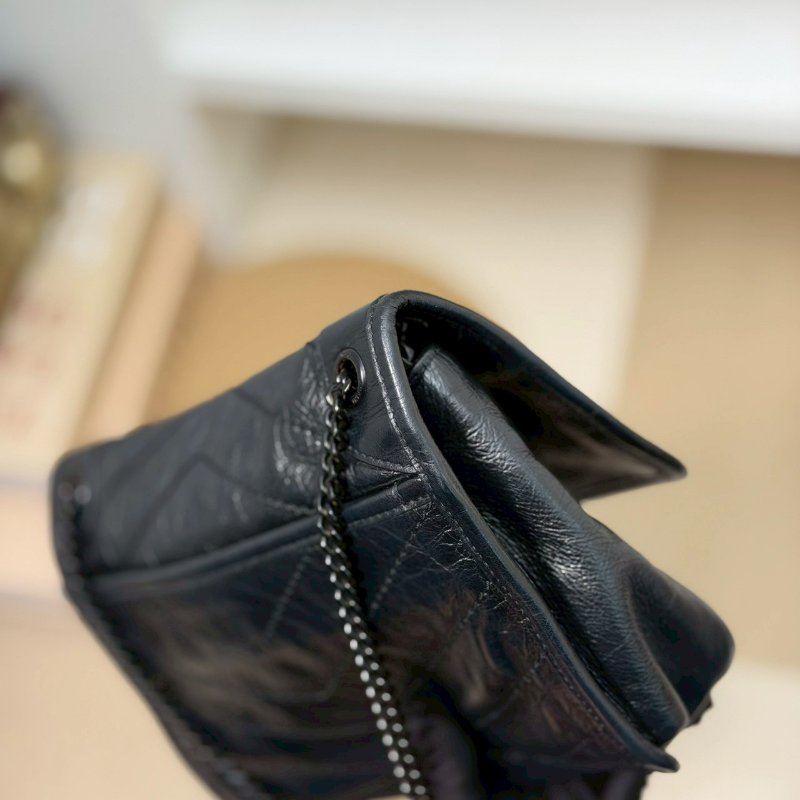 (全黑鐵標!稀有!更帥氣😎)🏷YSL 聖羅蘭.Niki Baby 新款D扣 So Black-11