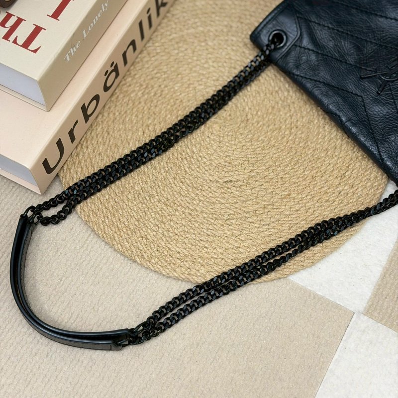 (全黑鐵標!稀有!更帥氣😎)🏷YSL 聖羅蘭.Niki Baby 新款D扣 So Black-20