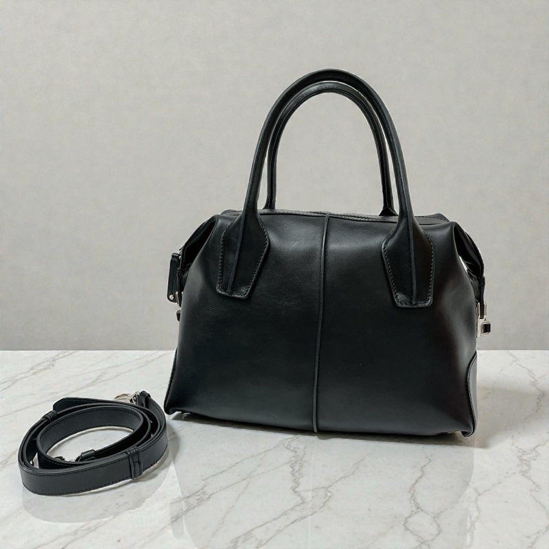 莉亞精品♡ Tods 黑皮革兩用包-0