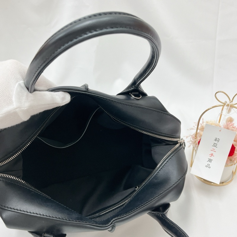 莉亞精品♡ Tods 黑皮革兩用包-17