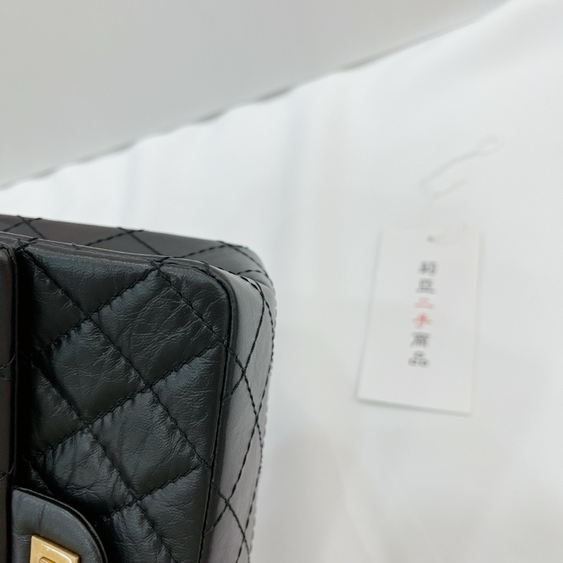莉亞精品♡ Chanel AS0874 2.55 黑金 迷你20cm 二手-11