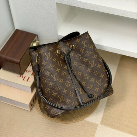 🏷LV 路易威登．NeoNoe MM 老花水桶包 M44020