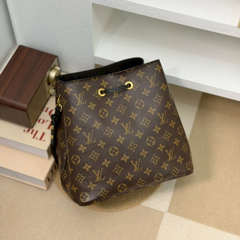 🏷LV 路易威登．NeoNoe MM 老花水桶包 M44020-1