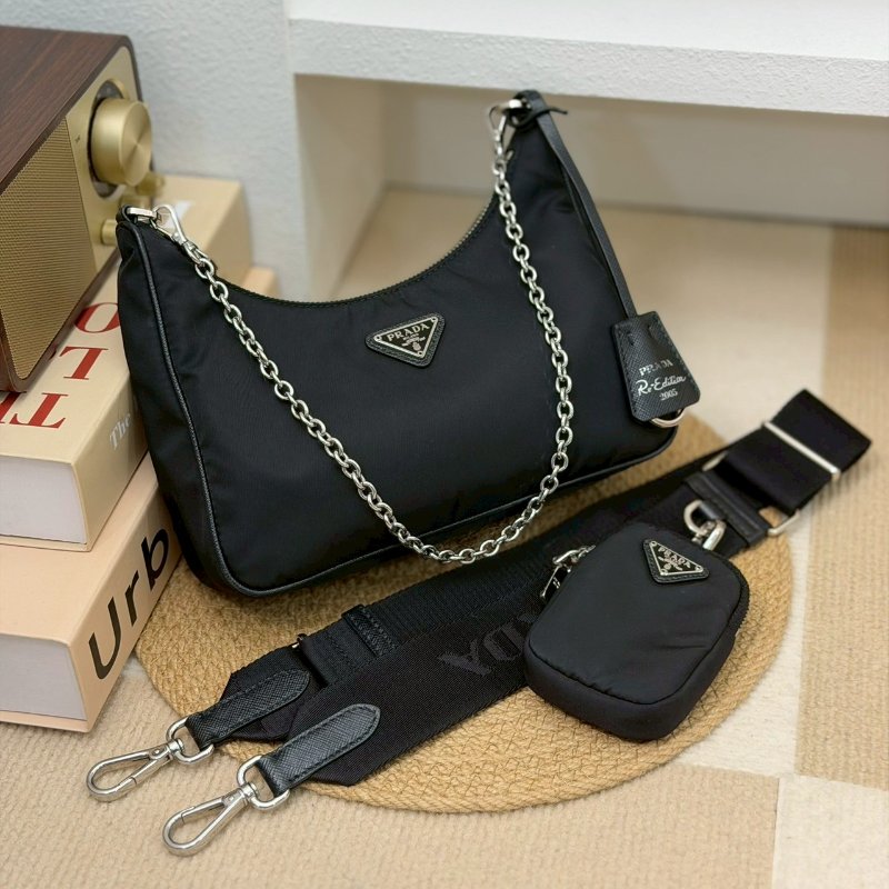 🏷Prada 普拉達.Re-Edition 2005 Hobo 三合一-0