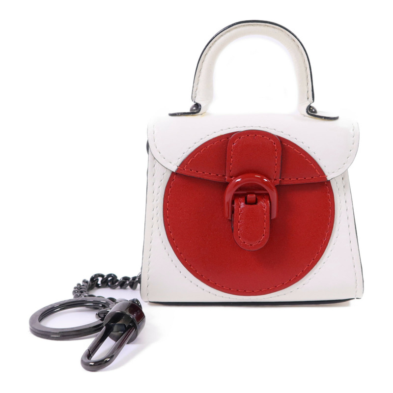 Delvaux 牛皮皮革Brillant Bag Charm掛飾-0