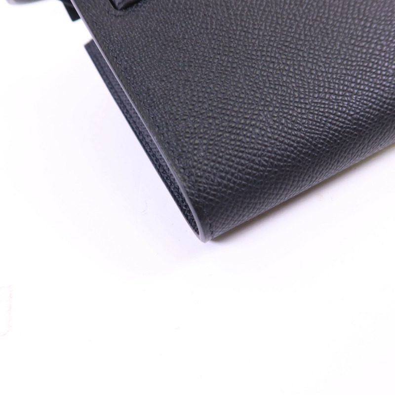HERMES Epsom皮革Kelly To Go金扣肩背袋Noir-13
