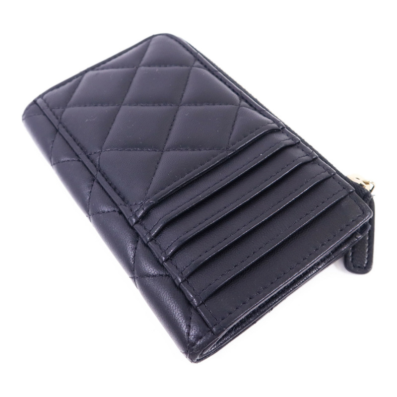 CHANEL 羊皮皮革Card Case金扣卡片套-3