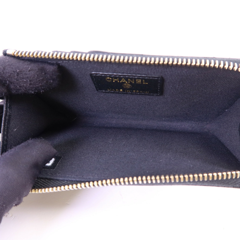 CHANEL 羊皮皮革Card Case金扣卡片套-4