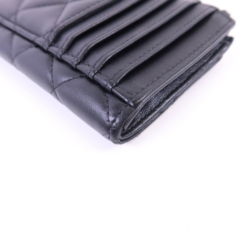 CHANEL 羊皮皮革Card Case金扣卡片套-10