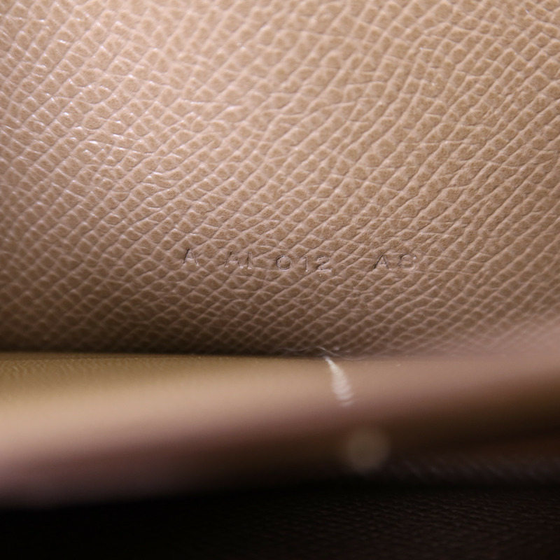 HERMES Epsom皮革Kelly Long Wallet銀扣長錢包Etoupe-6