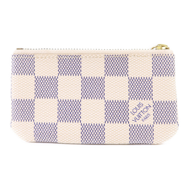 LOUIS VUITTON Damier Azur Pochette Cle金扣零錢包-1