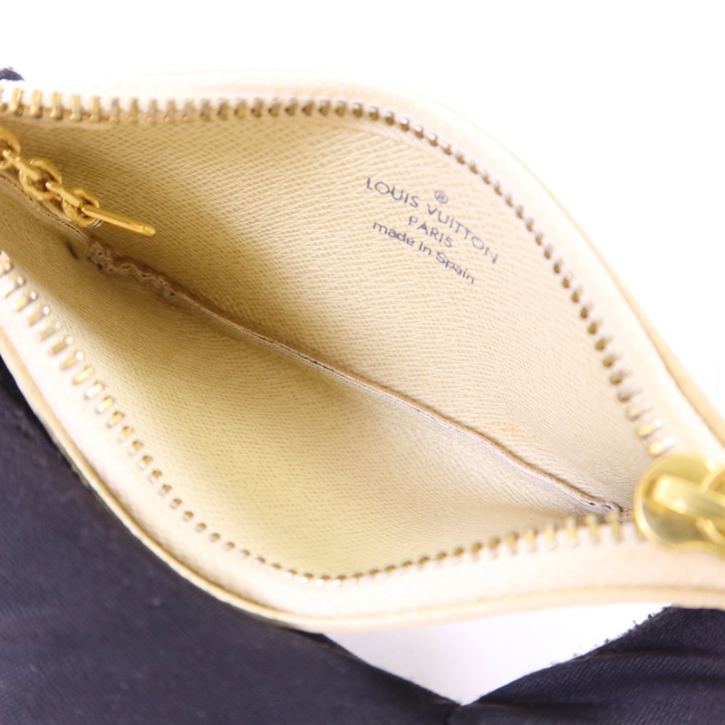 LOUIS VUITTON Damier Azur Pochette Cle金扣零錢包-4