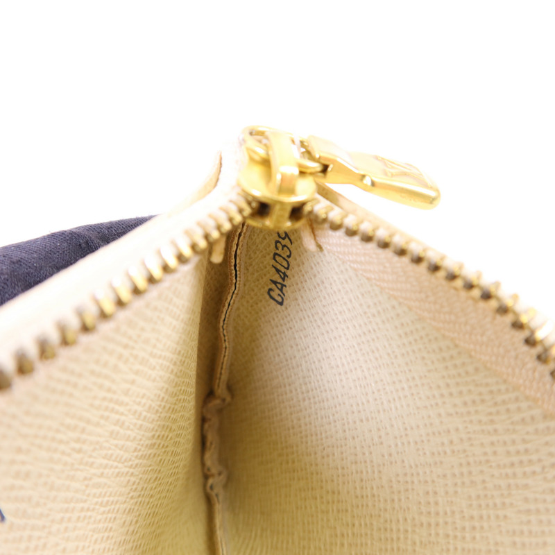 LOUIS VUITTON Damier Azur Pochette Cle金扣零錢包-6