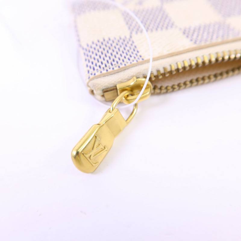 LOUIS VUITTON Damier Azur Pochette Cle金扣零錢包-7