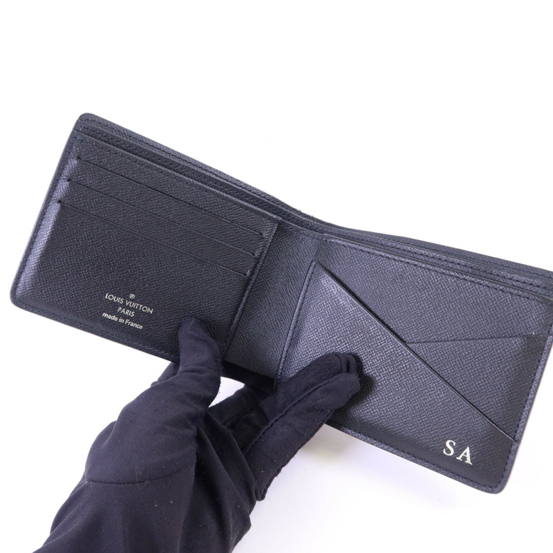 LOUIS VUITTON Monogram Eclipse Multiple錢包-4