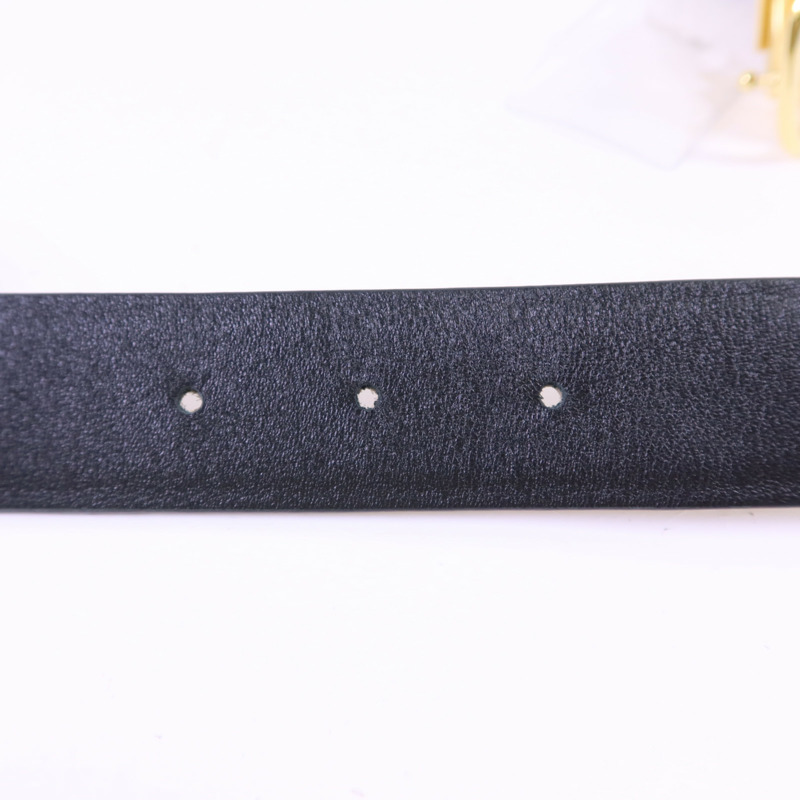 Salvatore Ferragamo 羊皮皮革Belt金扣皮帶-9