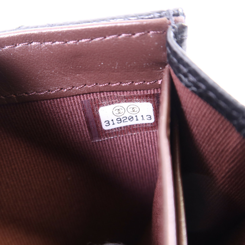 CHANEL 牛皮皮革Classic Long Flap Wallet金扣長錢包-7