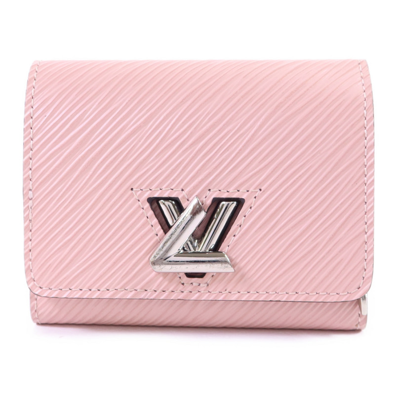 LOUIS VUITTON Epi Twist Compact XS Wallet銀扣錢包-0