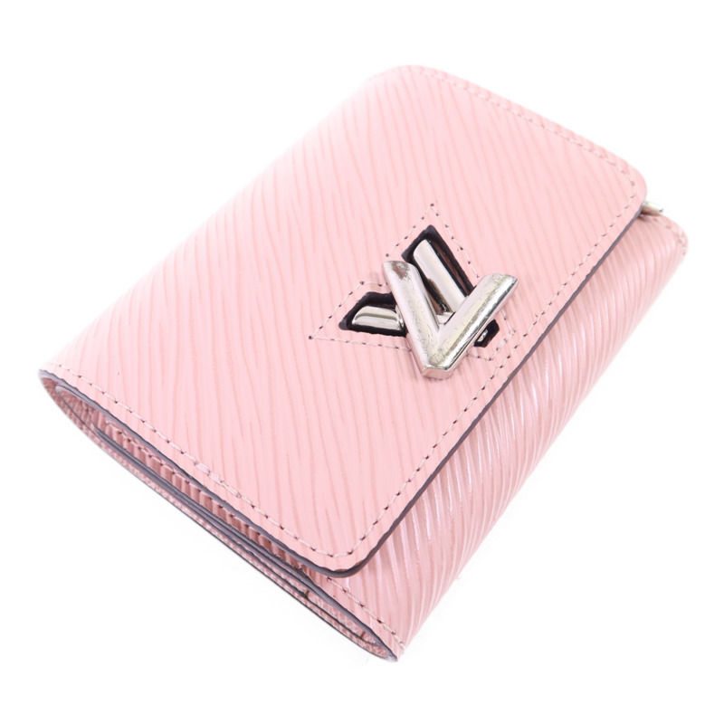 LOUIS VUITTON Epi Twist Compact XS Wallet銀扣錢包-2