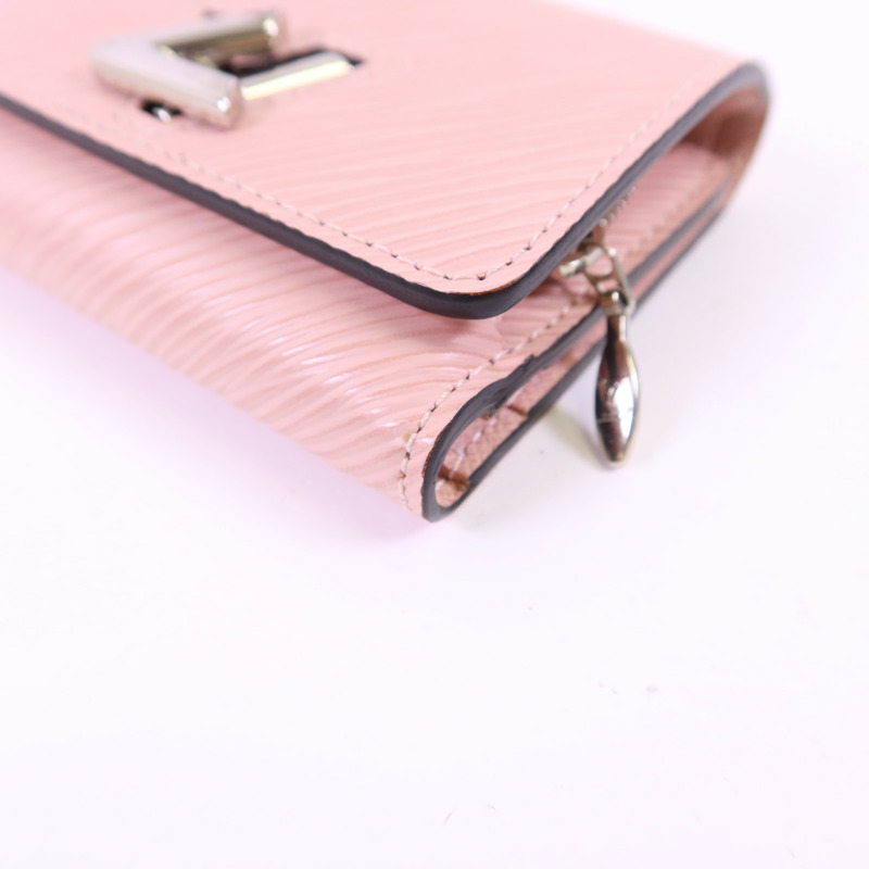 LOUIS VUITTON Epi Twist Compact XS Wallet銀扣錢包-11