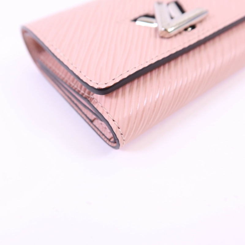 LOUIS VUITTON Epi Twist Compact XS Wallet銀扣錢包-12