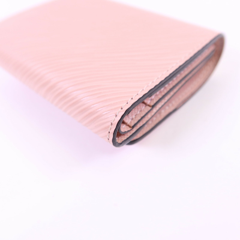 LOUIS VUITTON Epi Twist Compact XS Wallet銀扣錢包-13